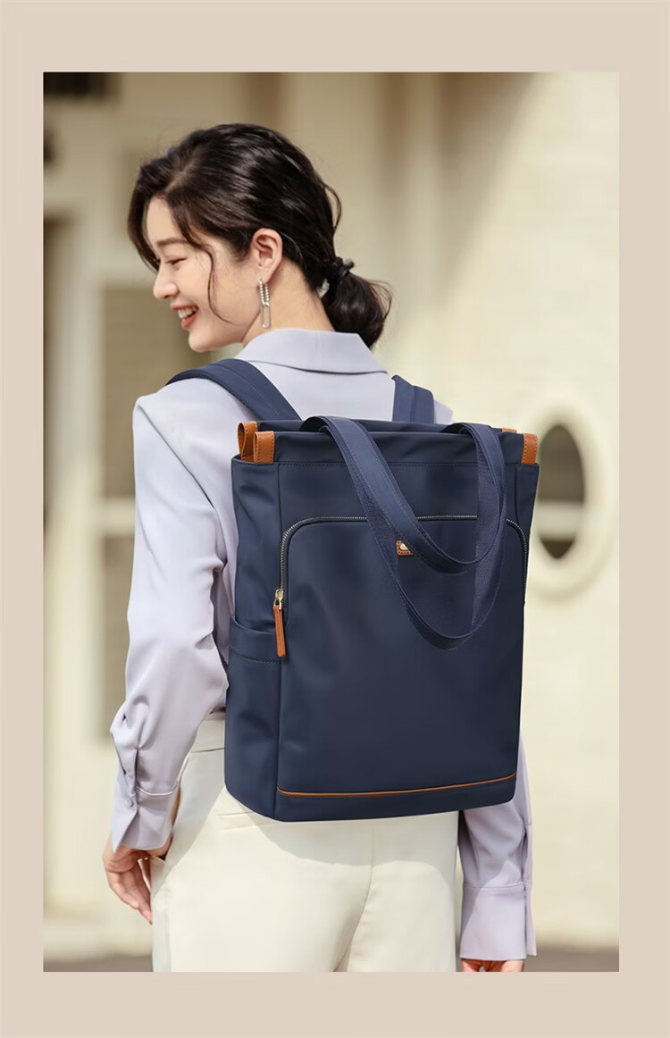 GOLF Women's Backpack 16-inch Laptop Bag Handheld Shoulder Tote Large Capacity Student Travel School Bag 28