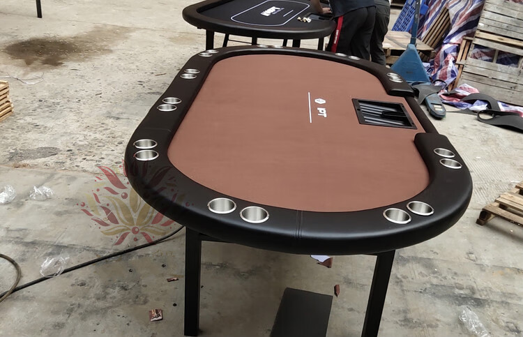 希柔 德州扑克桌 德州桌子 折叠 大小点 骰子桌 21点 牛牛 mtt赛事桌 
