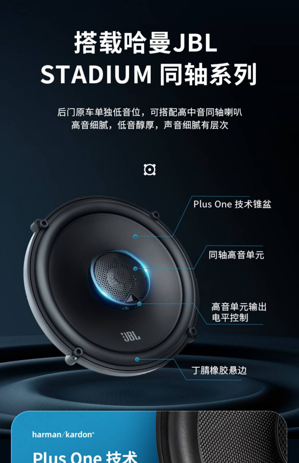 哈曼卡顿(harman/kardon)汽车音响升级沃尔沃s90xc60s60中置喇叭改装