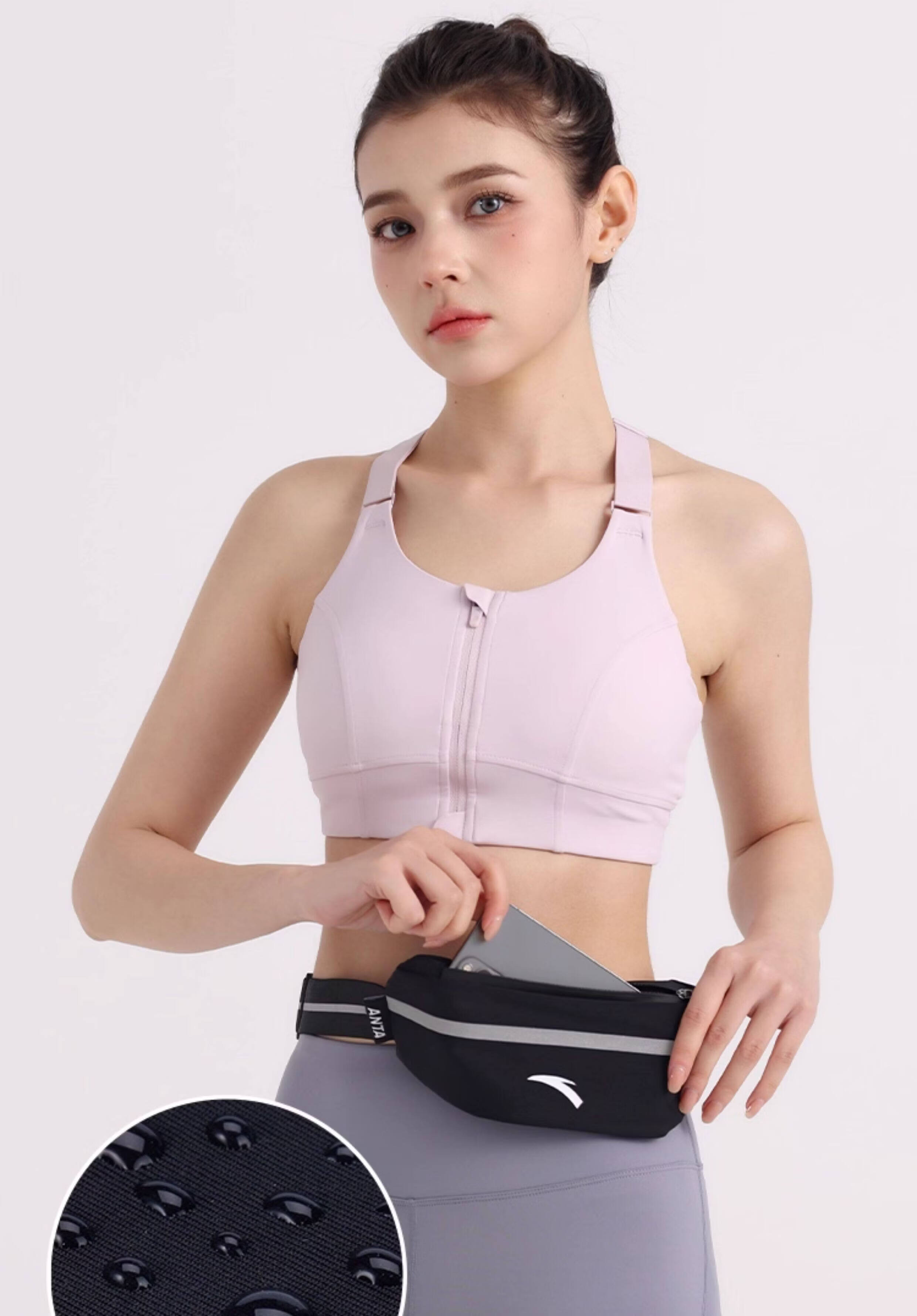 Anta Running Waist Bag Sports Running Phone Pouch Women Invisible Gear Cycling Ultra-thin Waterproof Fitness Marathon Men 3