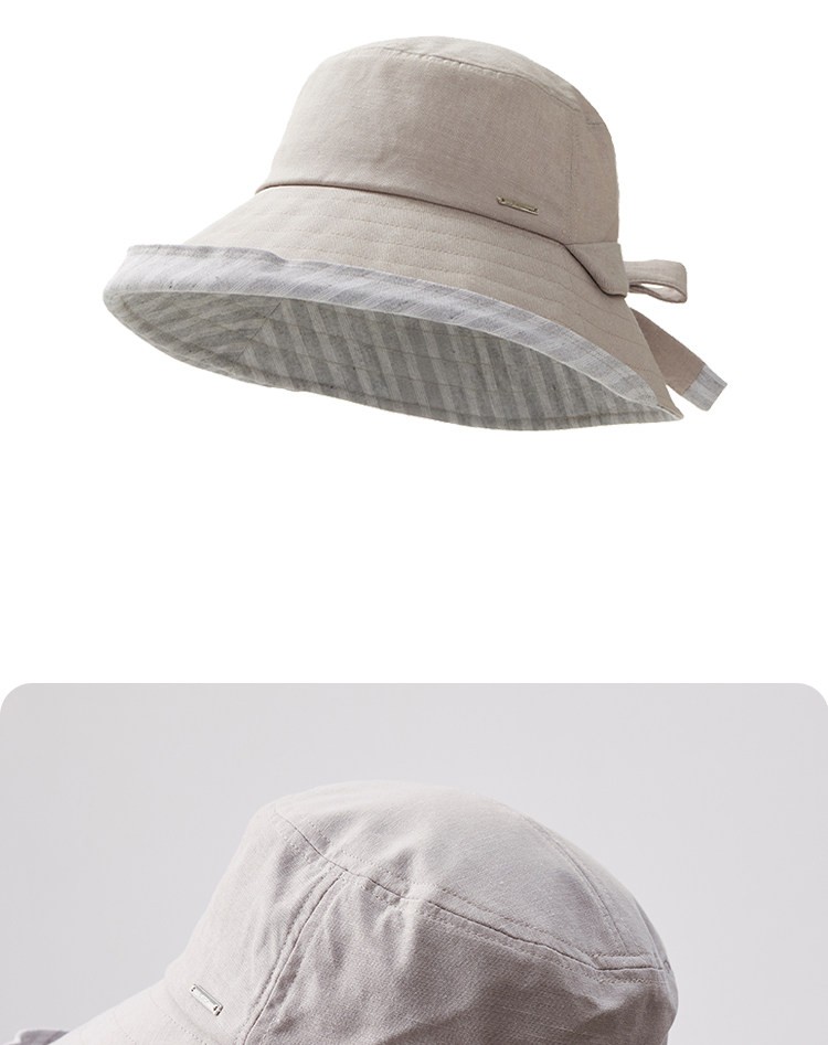 Lagur 100% Cotton Japanese-Style Wide Brim Fisherman Sun Hat UV Protection Summer Women's Sky Blue 13