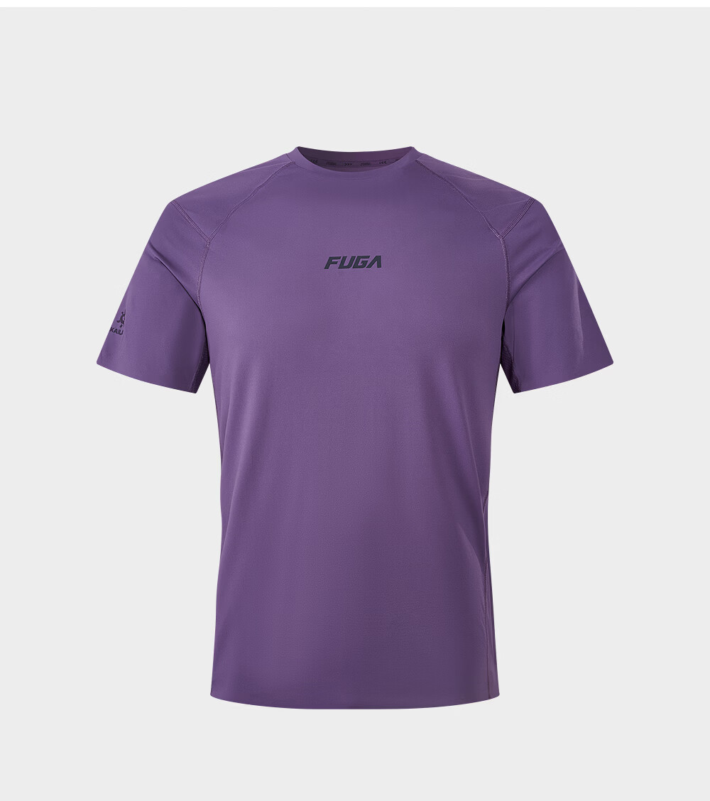 KAILAS FUGA Summer Outdoor Trail Running Functional Short Sleeve T-Shirt Men KG2617121 Electric Purple Pink M 8