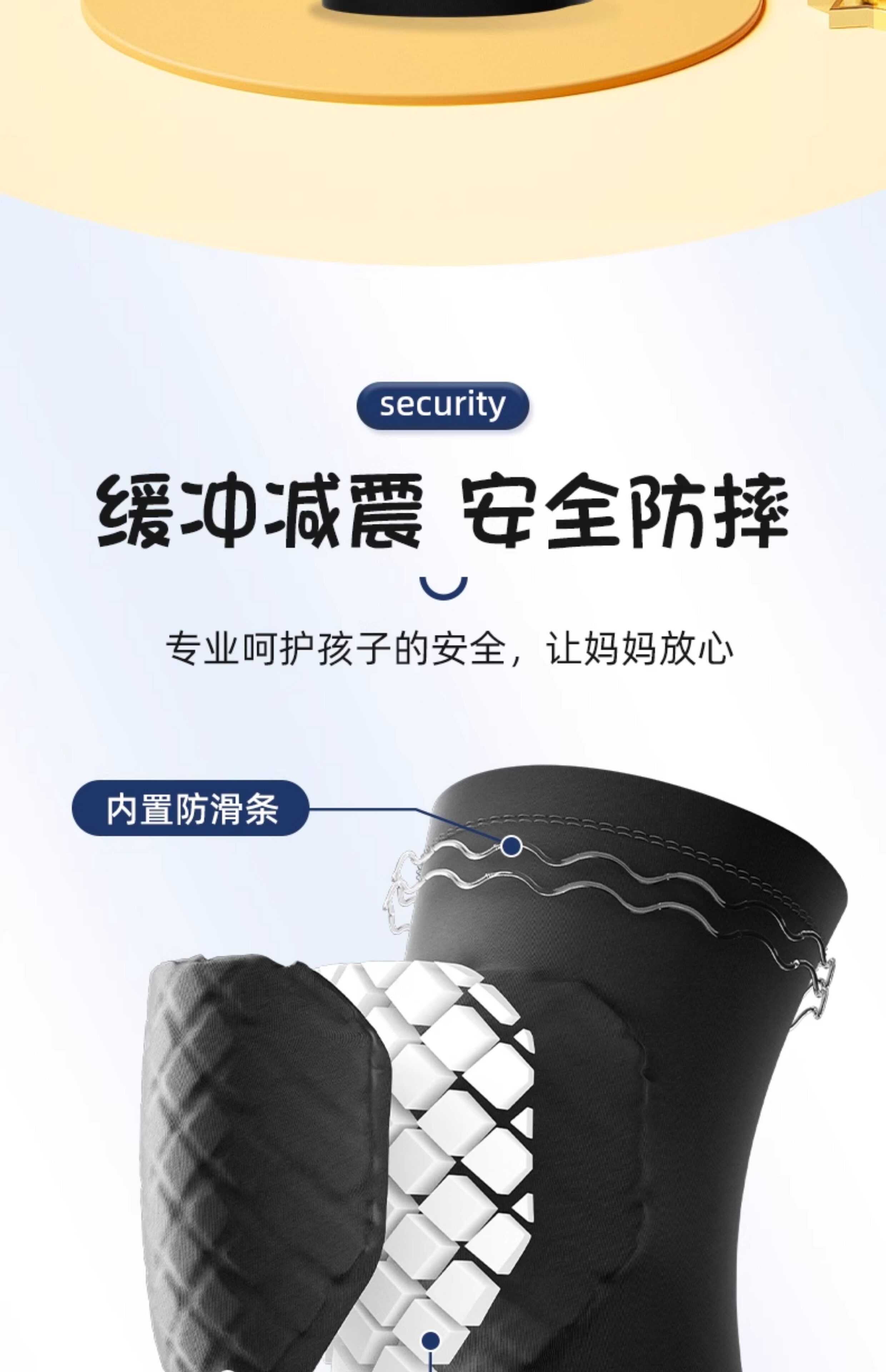 Anta Kids Honeycomb Knee Pads Basketball Protective Sports Collision Youth Professional Knee Sleeves Running Elbow Guards Equipment XS 7