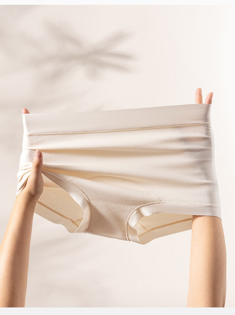 Urban Beauty Women's Boxer Briefs (10A Antibacterial Extended Crotch) 100% Cotton Crotch High-Waist High-Elastic Full Coverage Small Boxer Shorts 14