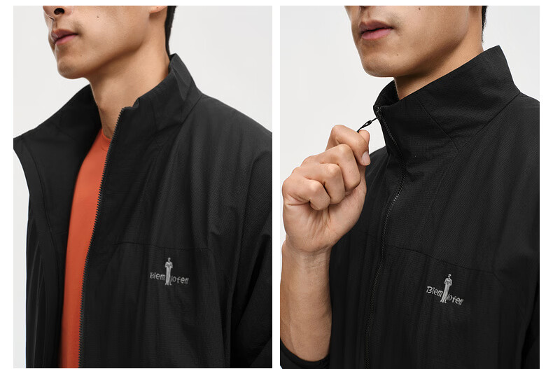 Biyinlefen Octa® Cotton-Like Heat-Retaining Lining 2026 Spring New Men's Casual Lightweight Stand Collar Jacket 9
