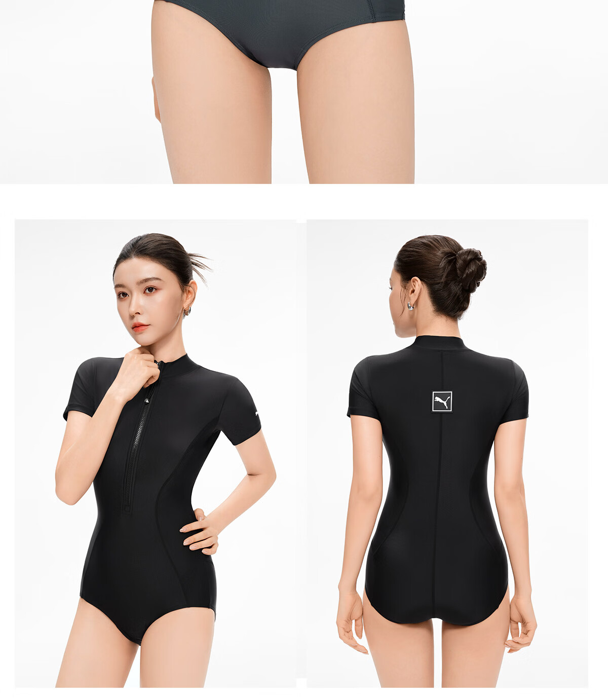 PUMA Women's One-Piece Swimsuit 2026 New Slimming Tummy Control Conservative Plus Size Swimwear for Hot Springs 27