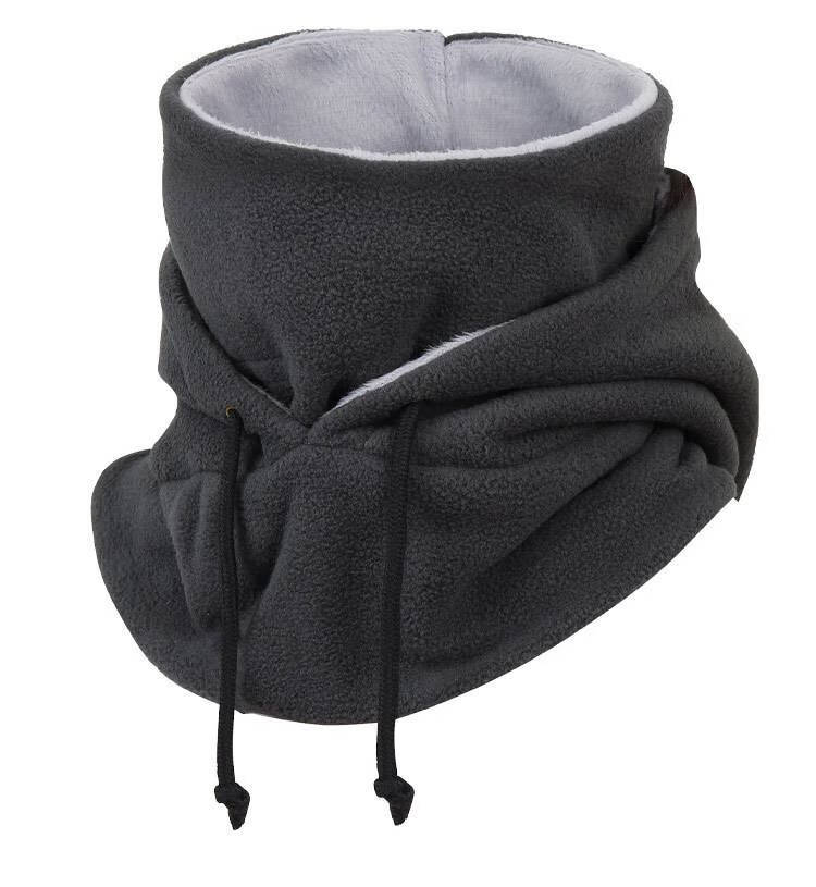 睡觉隔音头套 头套冬季骑行面罩防风防寒保暖头套户外滑雪运动抓绒