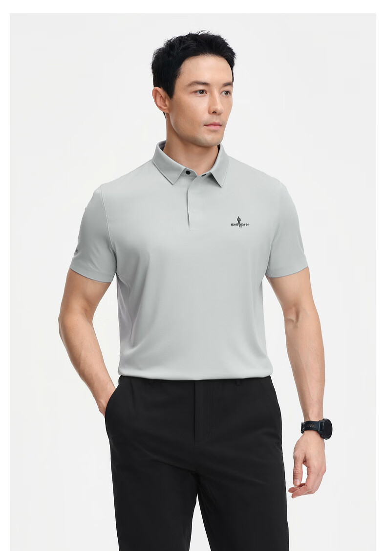 Biyinlefen [Lightweight Sun Protection POLARTEC] 2026 Summer New Men's Outdoor Casual Short Sleeve Polo Shirt 1