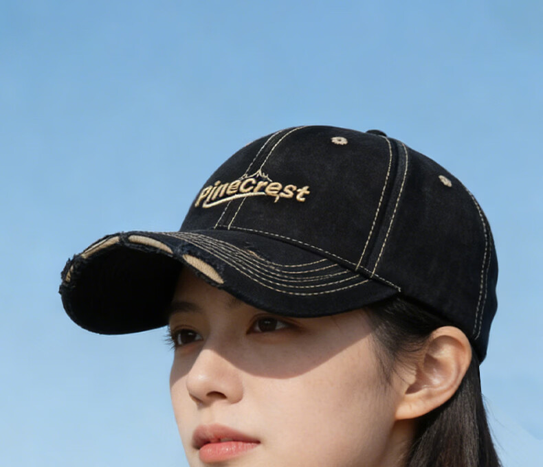 RED DRAGONFLY Women's Ripped Baseball Cap Spring Summer Sun Protection Outdoor Sports Sun Hat Hiking Duckbill Cap 1