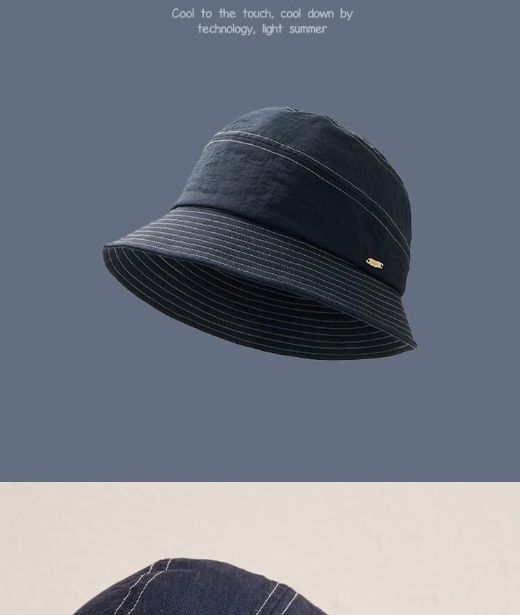 Lagur Cooling Linen "Nature's Essence" Sun Protection Fisherman Hat Small Brim Versatile Summer Sunshade New Style Off-White 19
