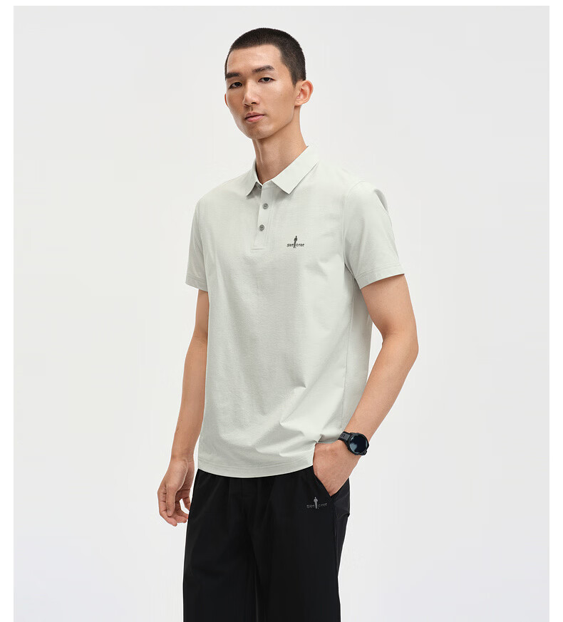 Biyinlefen [Yunrou T] 2026 Summer New Men's Casual Outdoor Sports Quick-Dry Easy-Care Short Sleeve Polo Shirt 6