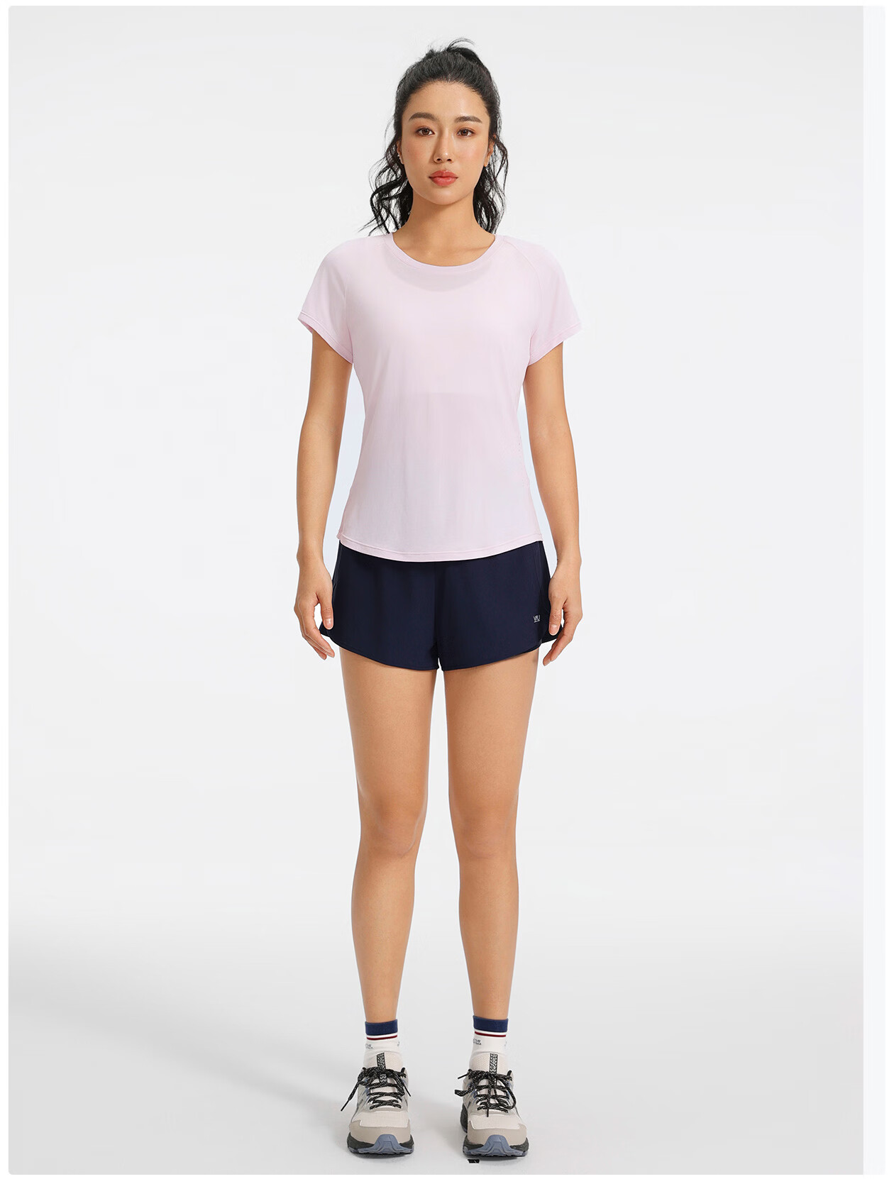 VFU Sports Short Sleeve Quick-Dry Breathable Professional Training Running T-Shirt Lightweight Yoga Wear 2026 New Style Creek Blue S 17