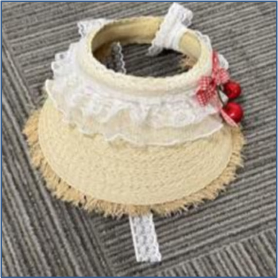 Wanting Women's Summer Outdoor Sports Beach Sun Protection Hat UV Protection Lightweight Open-Top Hat - Beige 5