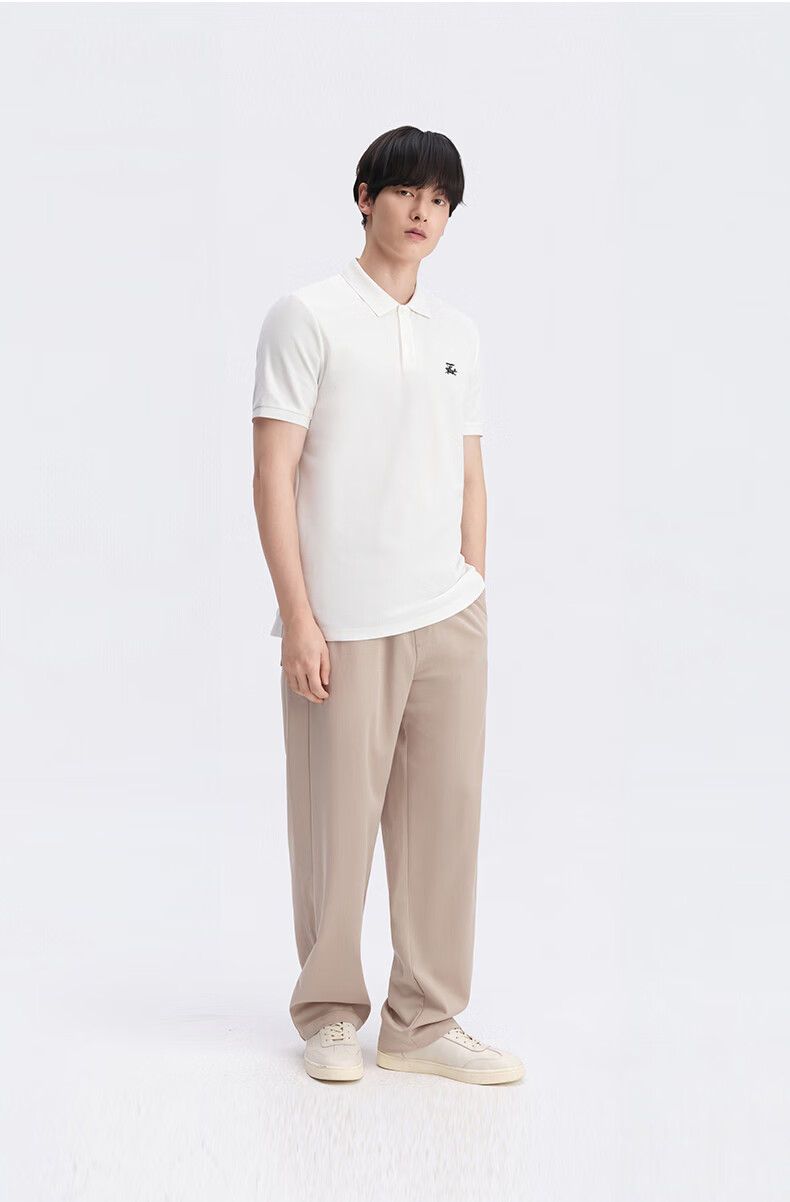 GXG Cool Quick-Dry Men's Slim Fit Polo Shirt with Spurs Embroidery Short Sleeve T-Shirt 2026 Summer New Arrival 20