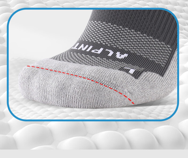 ALPINT MOUNTAIN CoolMax Professional Marathon Running Socks Moisture-Wicking Outdoor Sports Socks Trail Running Men 16