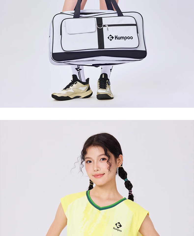 KUMPOO 26th Anniversary New Quick-Dry Fashionable Versatile Women's Badminton Skirt K261W-7181 White S 12