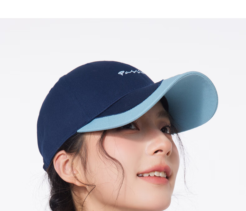 CACUSS Women's Duckbill Cap Spring Summer New Pure Cotton Hard Top Colorblock Baseball Cap Casual Outdoor Sun Hat Brown Red 19