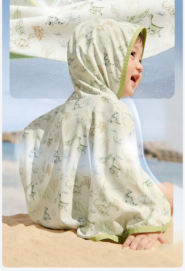 Kocotree KK Tree Kids Sun Protection Jacket Cooling Breathable Baby Skin Coat UV Protection Cape Style 13