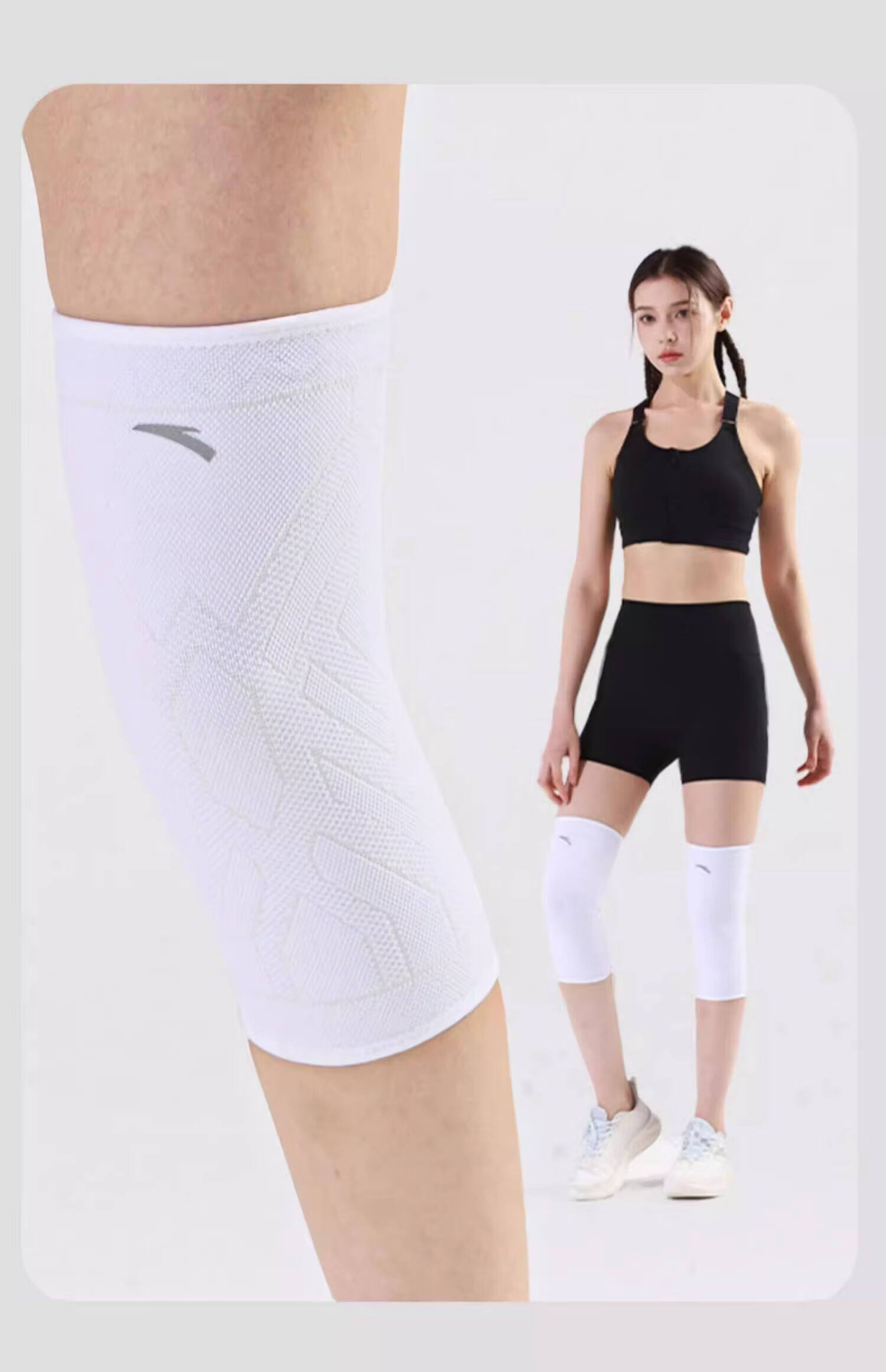 Anta Sports Knee Brace Men Running Basketball Professional Joint Sleeve Women Badminton Jump Rope Protective Gear 22