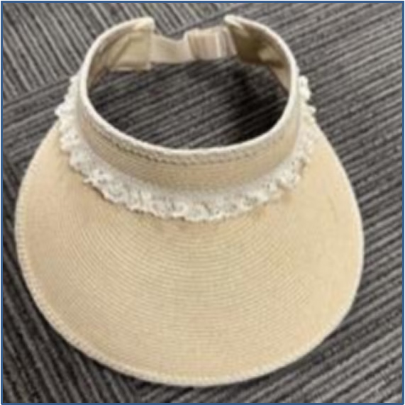 Wanting Women's Summer Outdoor Sports Beach Sun Protection Hat UV Protection Lightweight Open-Top Hat - Beige 9