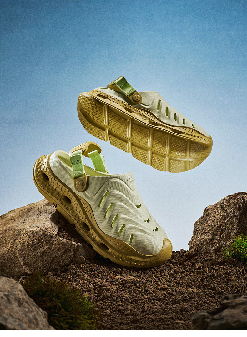 ENBO 2026 Spring New Sports Clog Shoes Comfortable Sandals Casual Shoes Glow Yellow 37 (235mm) 10