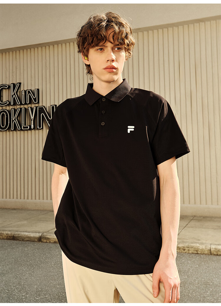 FILA FUSION Men's Short Sleeve Polo Shirt 26 Summer New Cool Quick-Dry T-Shirt 3