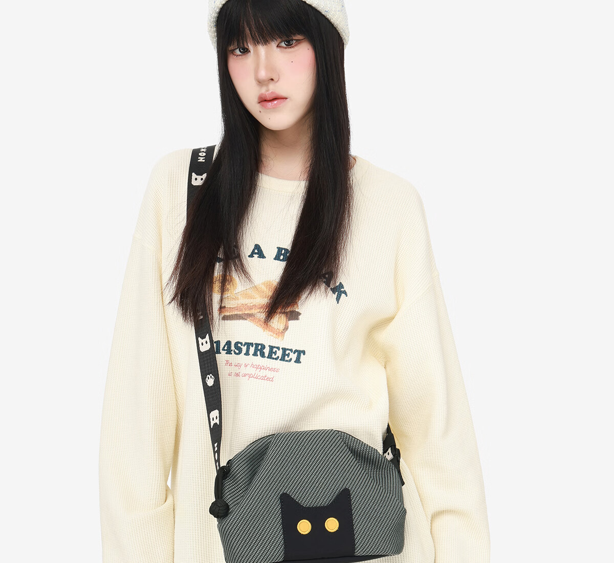 NOXXON Holiday Gift Casual Niche Ultra Lightweight Underarm Shoulder Commuter Small Backpack Lightweight Crossbody Bag 18