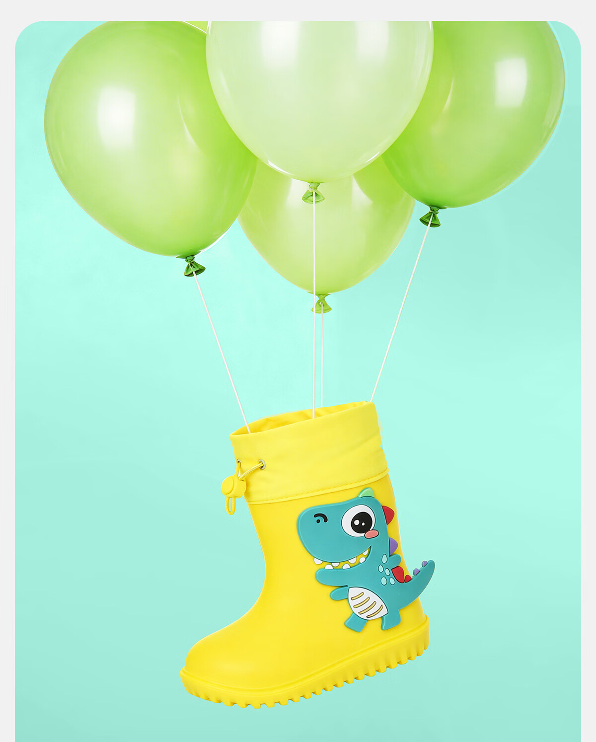 Sweet Baby Kids Waterproof Non-Slip Rain Boots for Toddlers Boys and Girls Durable School Water Shoes 12