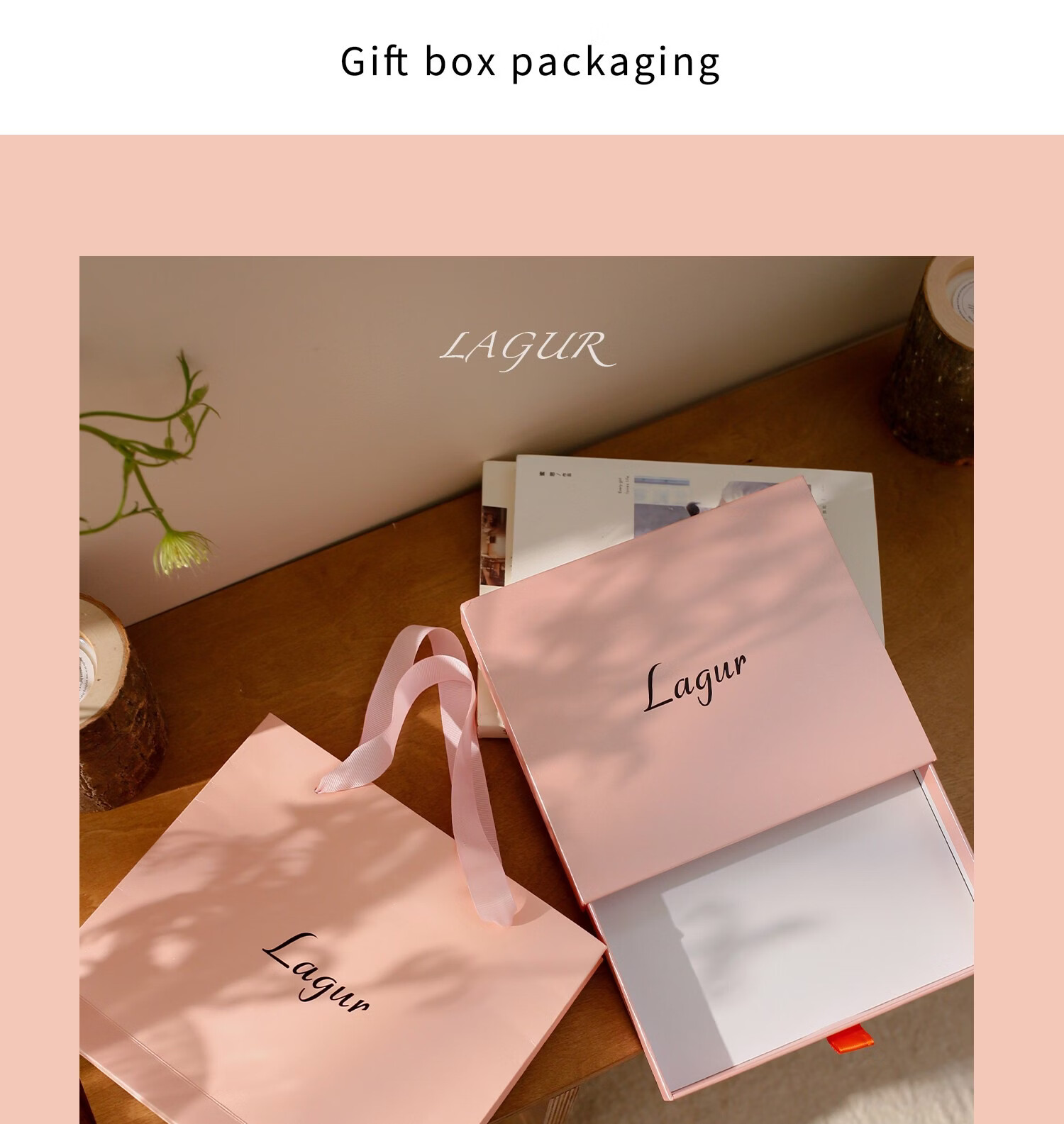 Lagur "Rose Red Morning Glory" Original Handmade Fine Rolled Mulberry Silk Scarf Midnight Blue (Pink Gift Box) 18