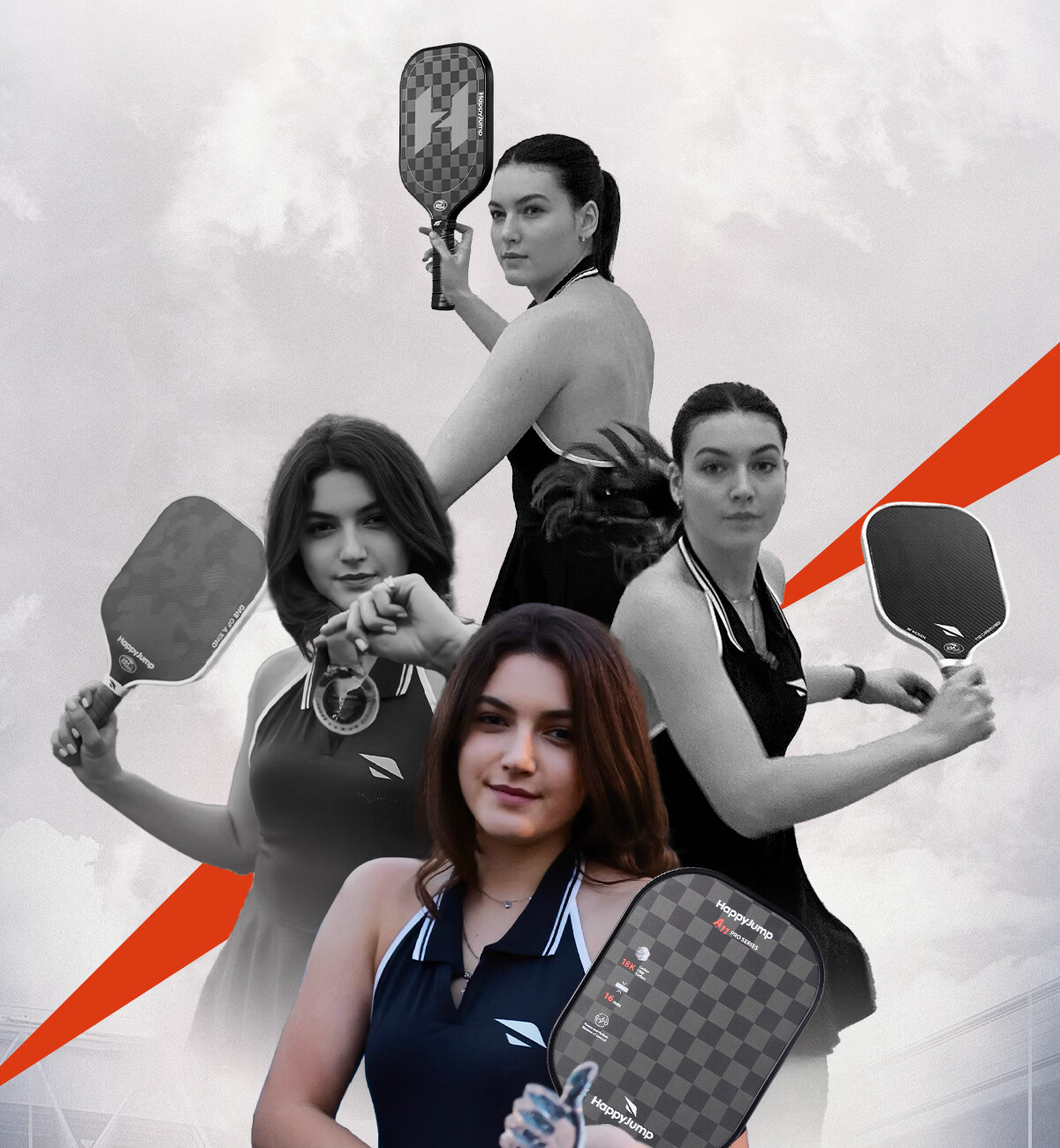 HiJump (Germany) Carbon Fiber Pickleball Paddle Set High-End Professional Tournament Grade Pickleball Paddle 4