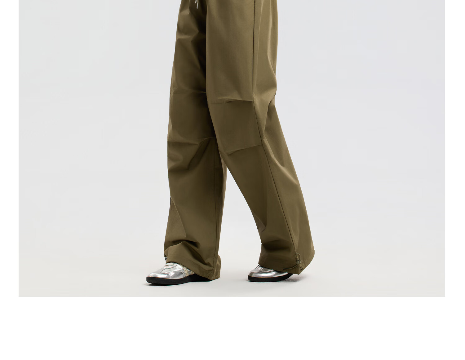 Metersbonwe Women's Casual Wide-Leg Pants 2026 Summer New Outdoor Sports Loose High-Waist Paratrooper Pants 22
