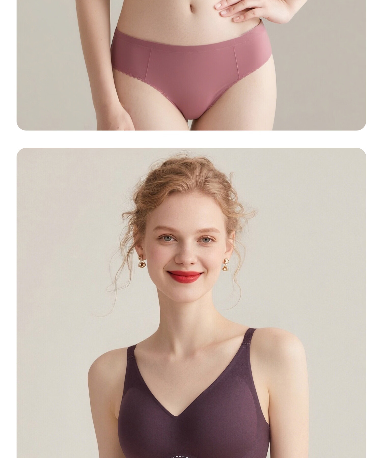 Helena French Style Sexy Minimizing Push-Up Bra for Women, Side Support, Seamless, Nude Pink, Size M 28