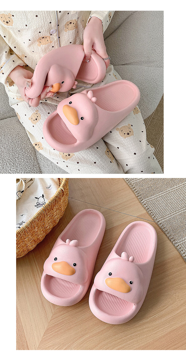 Runrou Women's Summer 2026 New Parent-Child Indoor Home Non-Slip Thick Sole EVA Slippers for Girls 10