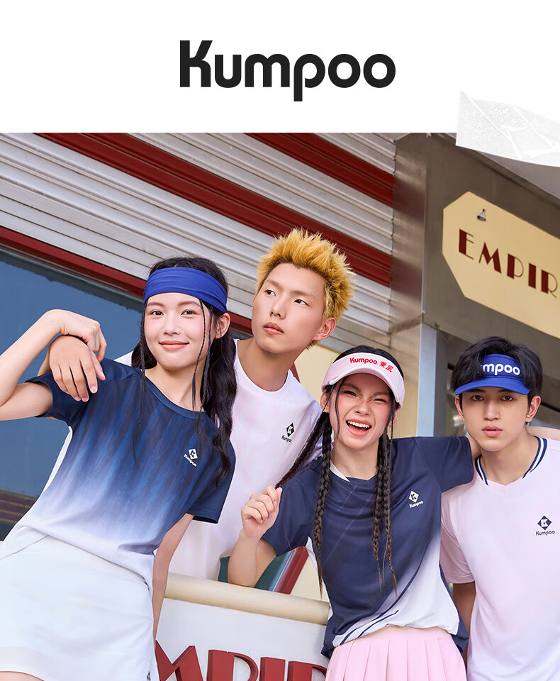 KUMPOO 26th Anniversary New Badminton Shirt Short Sleeve Comfortable Breathable K261W-1227 Women's Pink 3XL 1