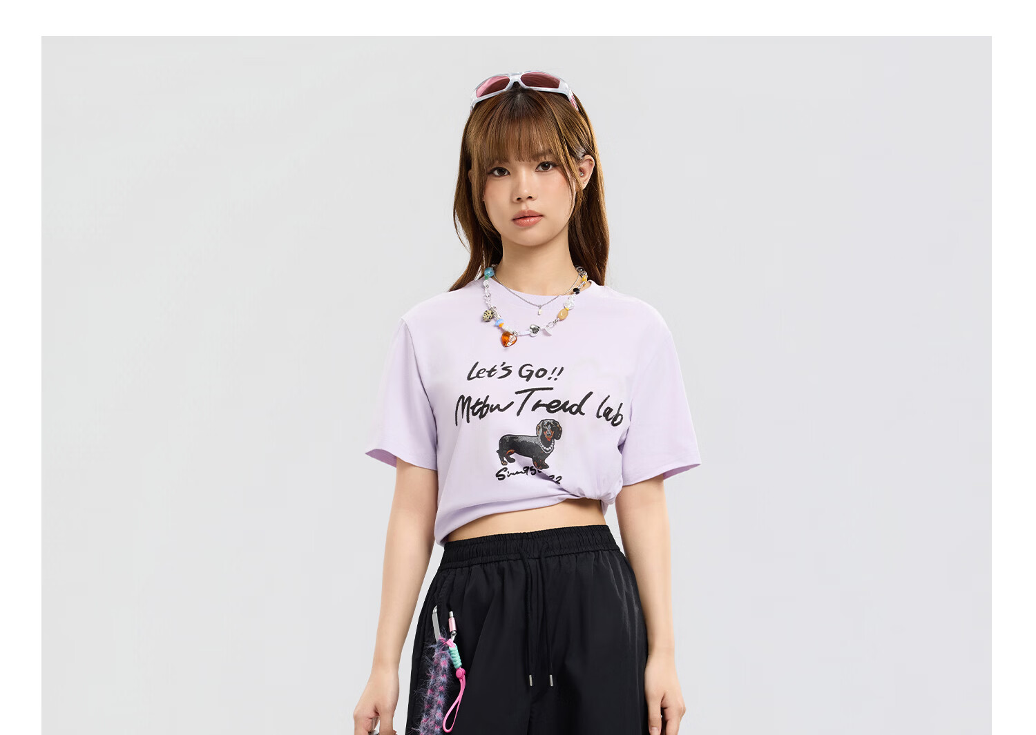 Metersbonwe Women's Casual Wide-Leg Pants 2026 Summer New Outdoor Sports Loose High-Waist Paratrooper Pants 12