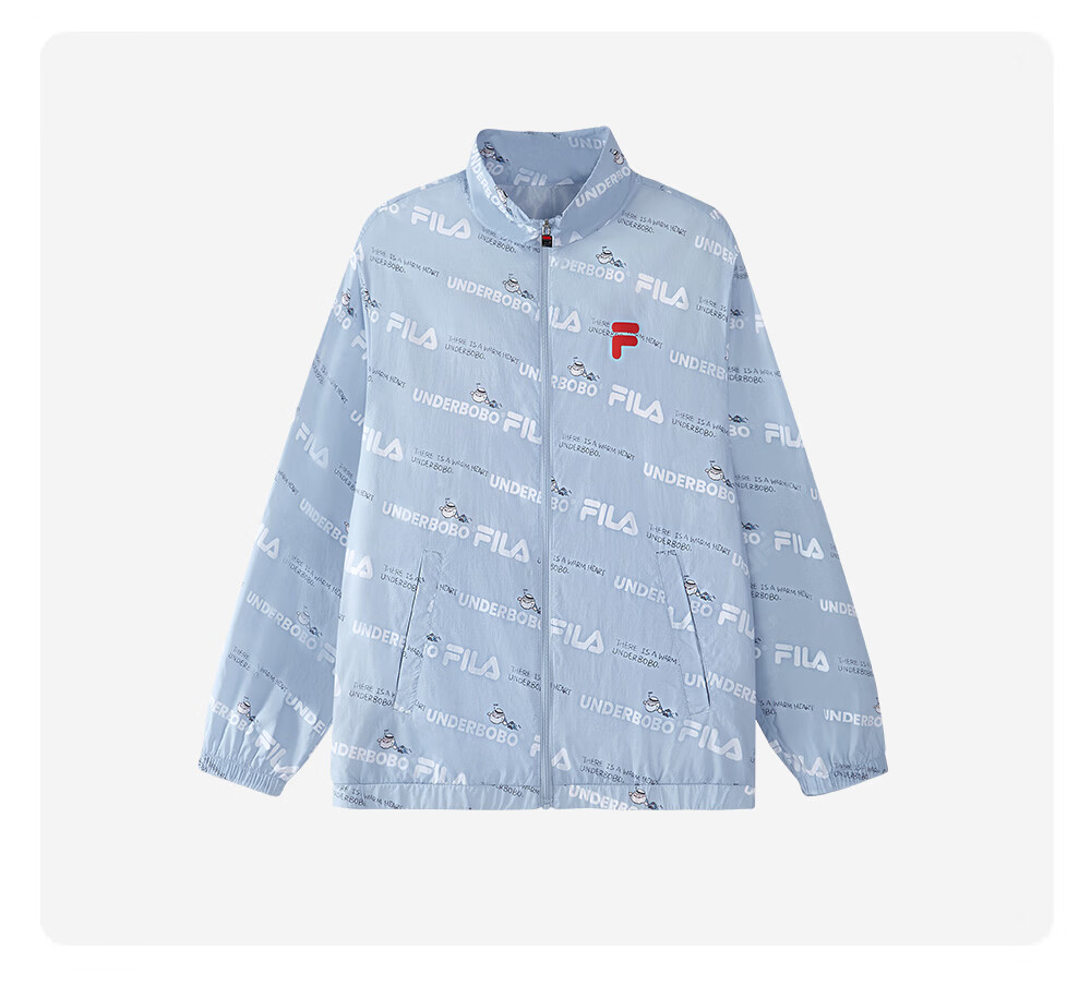 FILA x BOBO Kids All-Over Print Sun Protection Jacket 2026 Summer Boys and Girls Skin Jacket 24