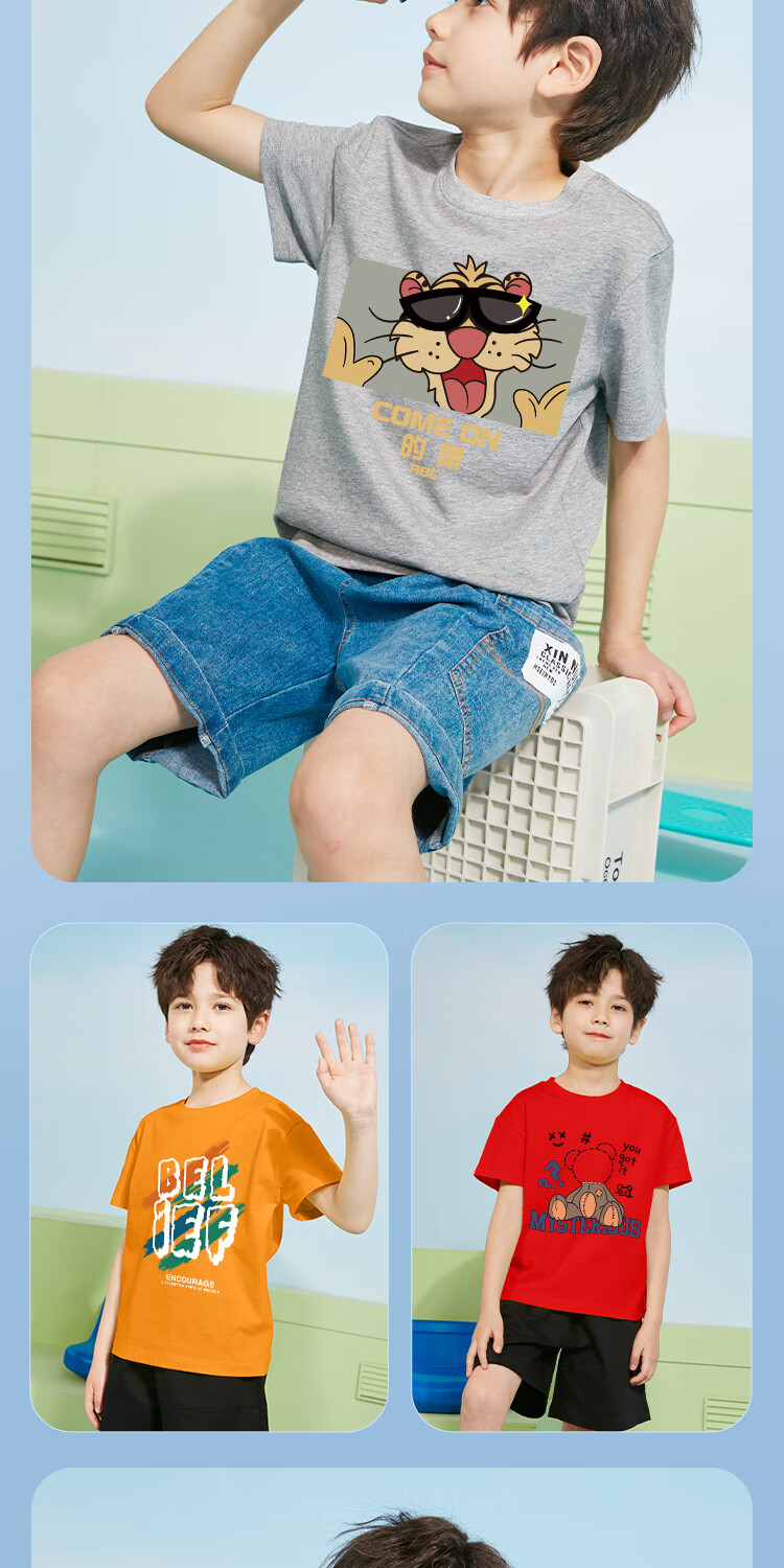 Jeanswest Girls' Summer Set 2026 New Children's Sportswear Short Sleeve Fashion Two-Piece Outfit for Older Kids 11