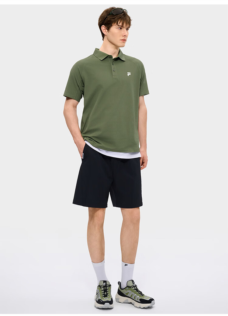 FILA FUSION Men's Short Sleeve Polo Shirt 26 Summer New Cool Quick-Dry T-Shirt 11