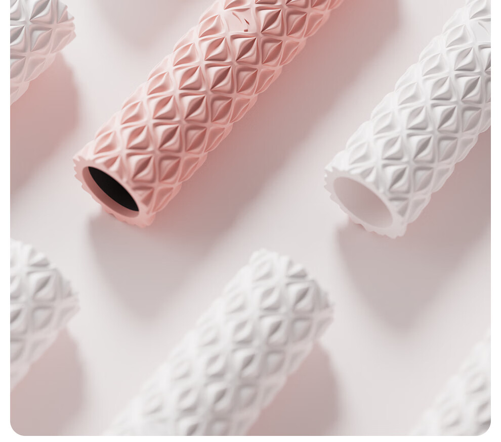 ANTA Foam Roller Yoga Stick Muscle Relaxation Spiky Massage Stick Fitness Slimming Calf Pink 13