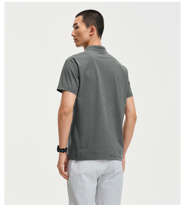 Biyinlefen [Yunrou T] 2026 Summer New Men's Casual Outdoor Sports Quick-Dry Easy-Care Short Sleeve Polo Shirt 11