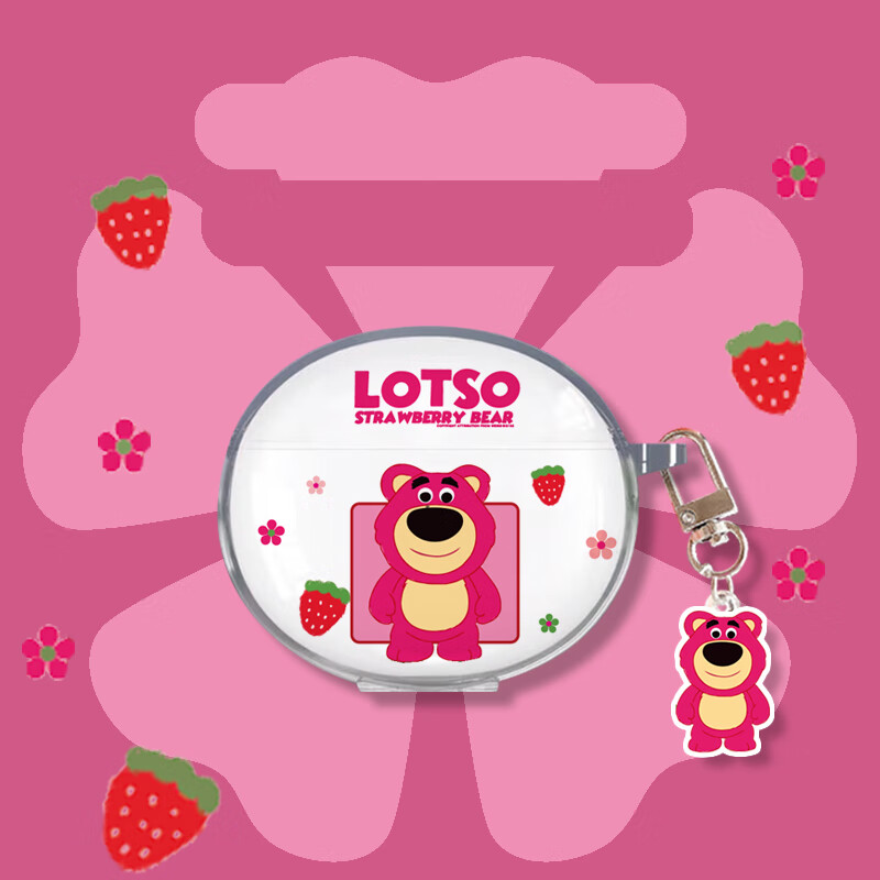 套原装 卡通适于 eco air保护套 oppoencoair 彩色xx熊 吊坠【图片