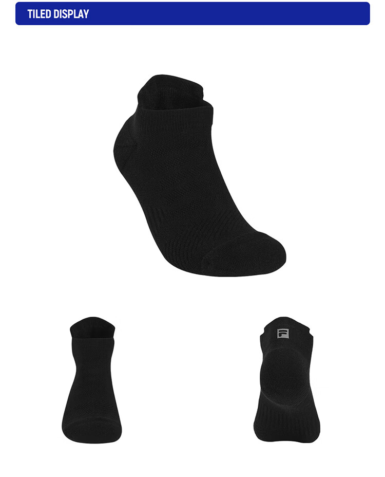 FILA Official Men's Low-Cut Socks 2026 Summer Fitness Sports Socks Simple Comfortable Short Socks 5