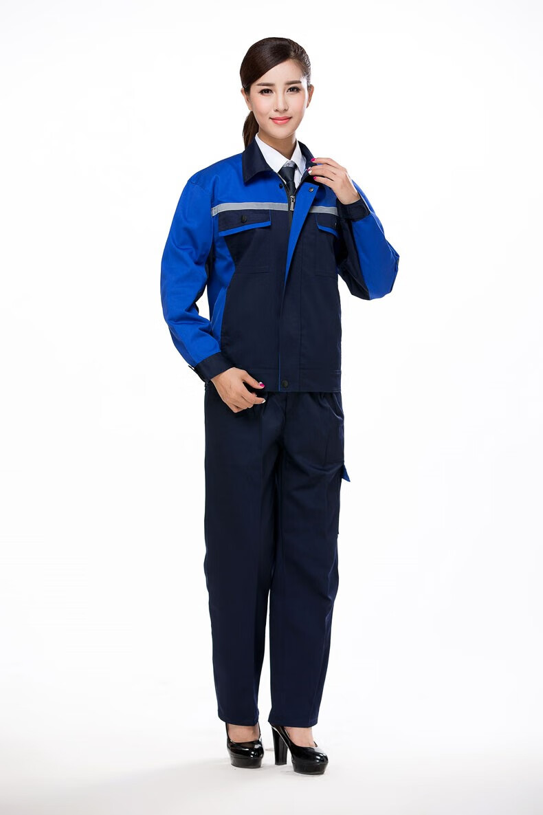 物流仓储物业搬运工工作服套装 汽修电焊工程部快递员长袖秋冬款定制