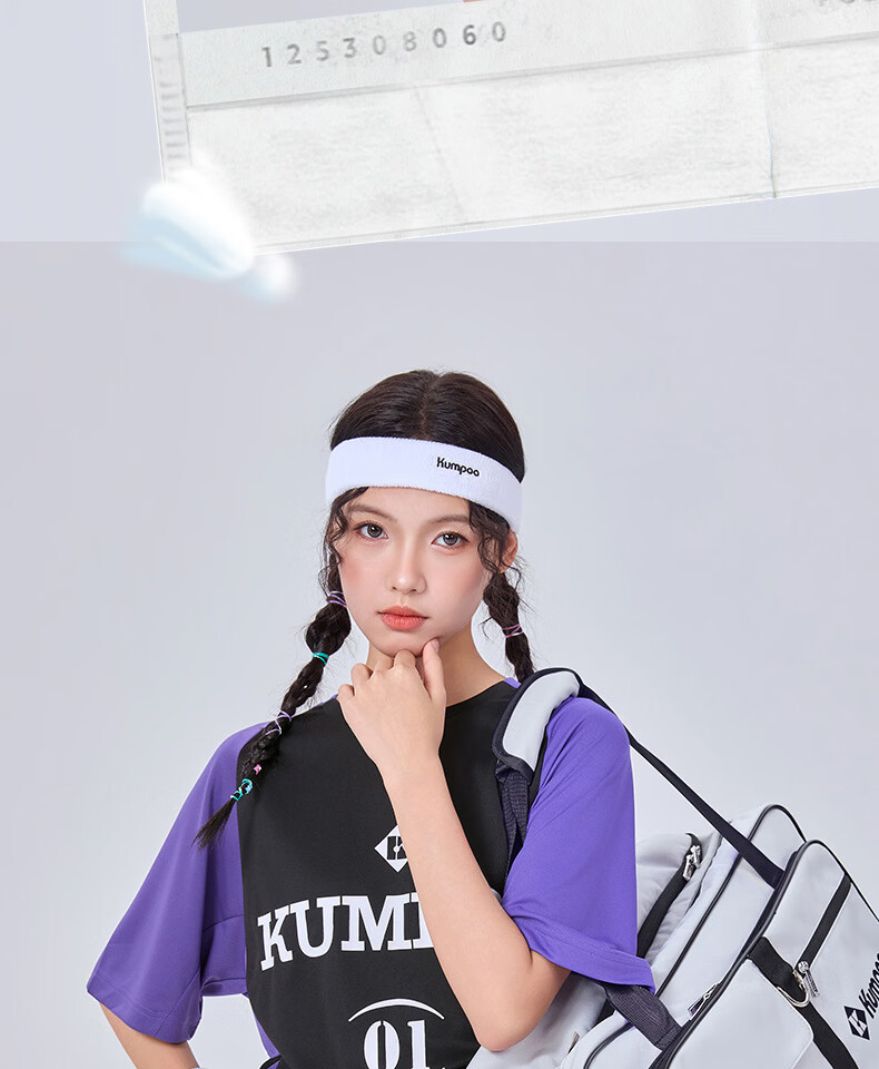 KUMPOO 26th Anniversary New Quick-Dry Fashionable Versatile Women's Badminton Skirt K261W-7181 White S 5