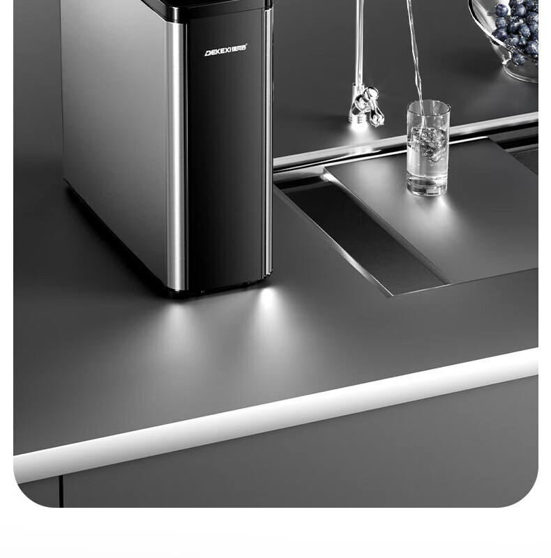 DEKEXI German Water Purifier for Home Kitchen, Pre-Filter for Tap Water, Ultrafiltration Water Purification System, Stainless Steel Water Filtration Device, Faucet 22