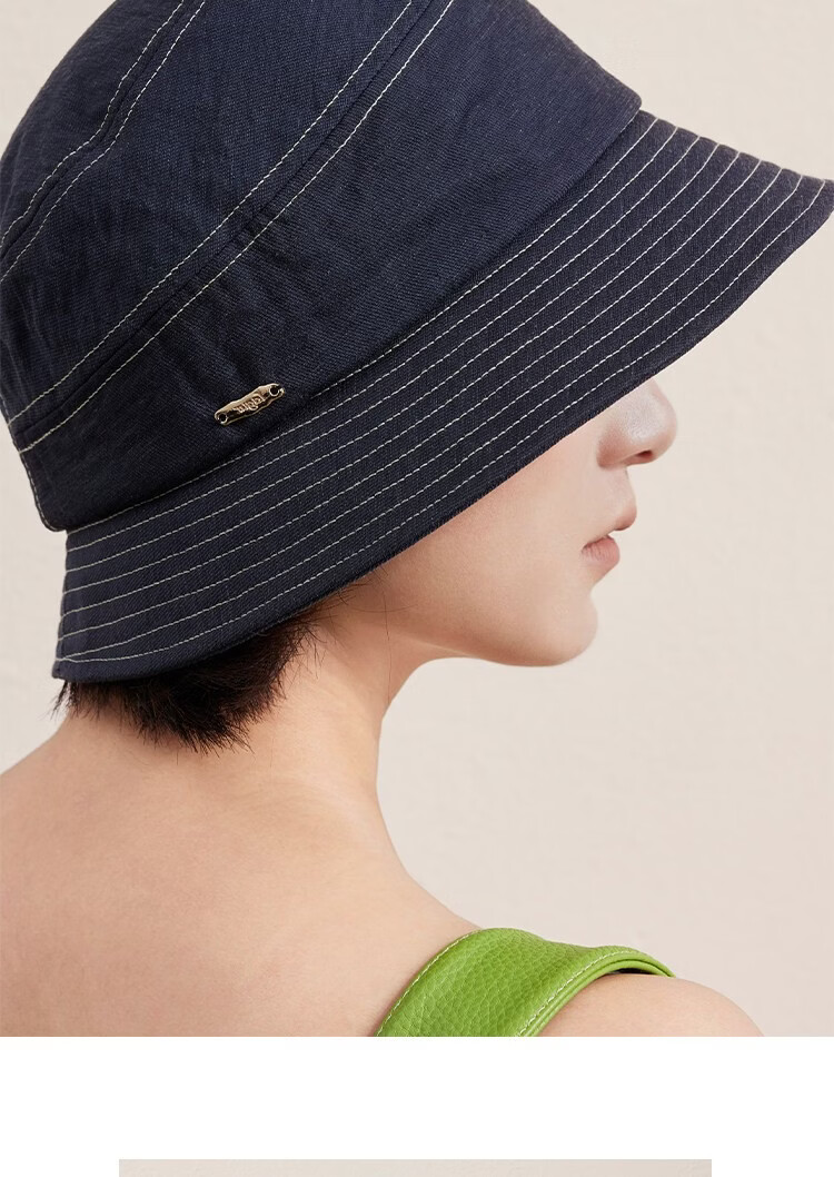 Lagur Cooling Linen "Nature's Essence" Sun Protection Fisherman Hat Small Brim Versatile Summer Sunshade New Style Off-White 20