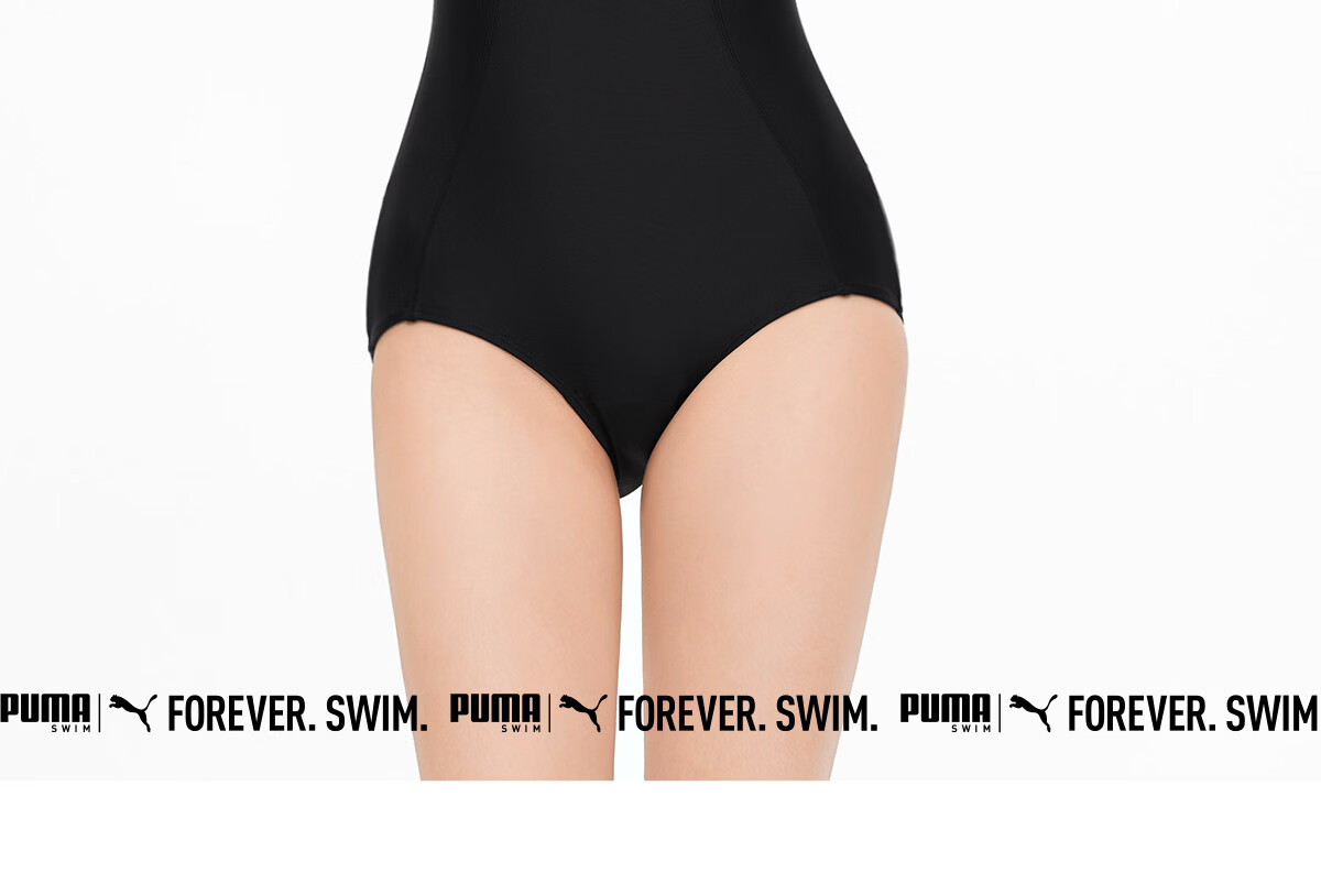 PUMA Women's One-Piece Swimsuit 2026 New Slimming Tummy Control Conservative Plus Size Swimwear for Hot Springs 3