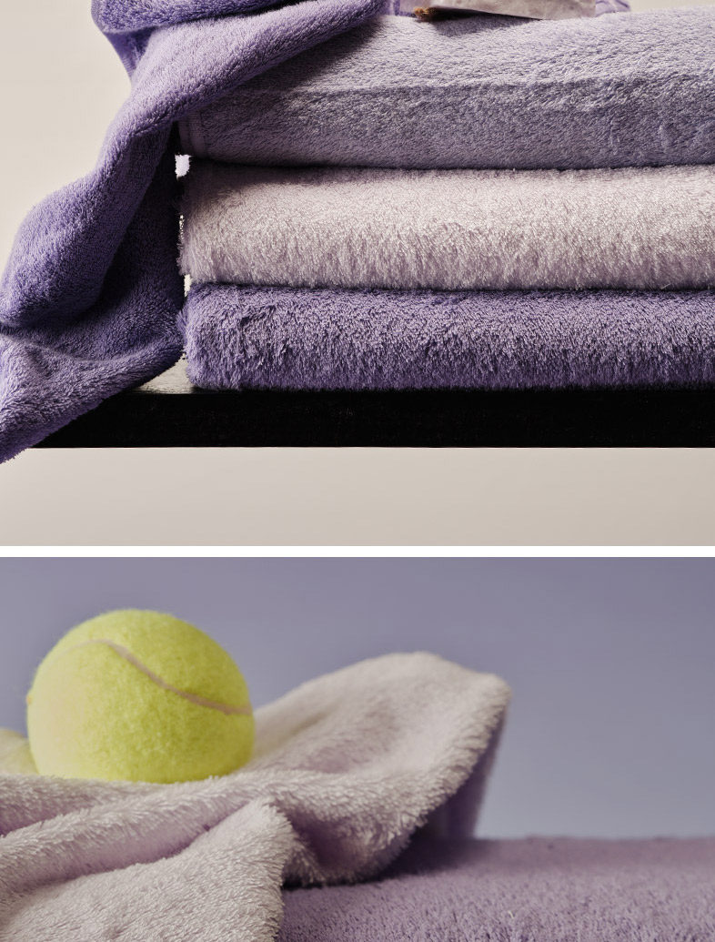 KRRAMEL Ice Cream Towel 100% Pure Cotton Absorbent Lint-Free Adult Bath Face Towel Taro Purple 4