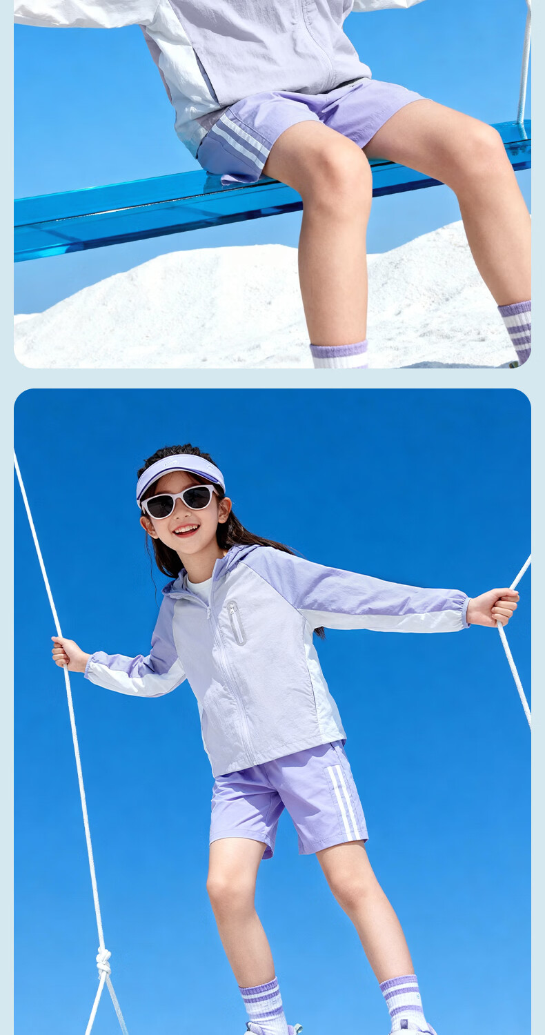 Jeanswest Kids Sun Protection Jacket 2026 New Boys Summer Lightweight Ice Silk Outdoor Coat Girls 11