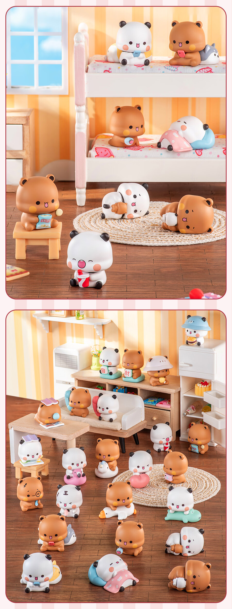 Microdimension Ichigo and Bubu Couple Daily Life Series 3 Blind Box Figure Car Decoration Toy Birthday Gift Single Box 4